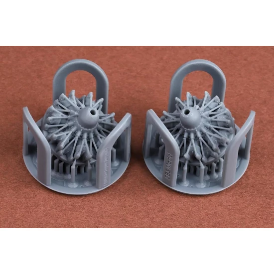1/72 Gnome-Rhone 14N/K Engine (2pcs) for Bloch 200/210/152 Late