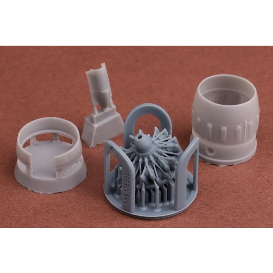 1/72 Bloch MB 151 & 152 Engine with Cowling set for Dora Wings