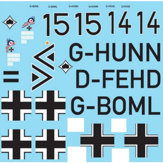 1/32 Hispano HA-1112 M1L Memphis Belle Decals