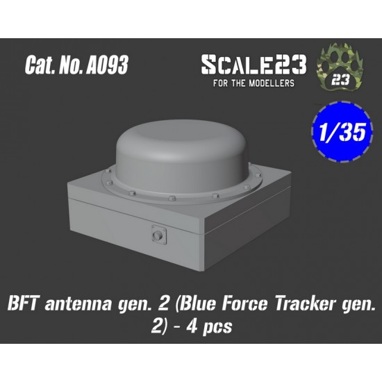 1/35 Bft Antenna Gen. 2 Blue Force Tracker (4pcs)