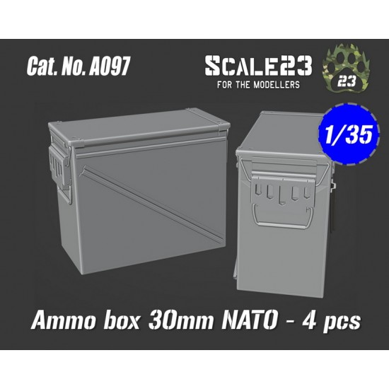1/35 Ammo Box 30mm Nato (4pcs)