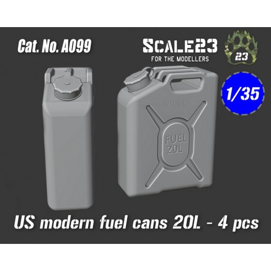 1/35 Us Modern Fuel Cans 20L (4pcs)