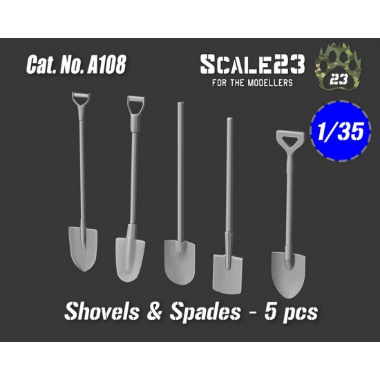 1/35 Shovels and Spades (5pcs)