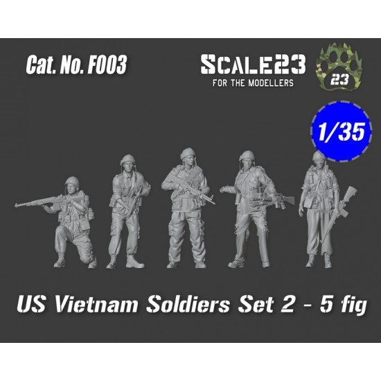 1/35 US Vietnam Soldiers Set 2 (5 figures)