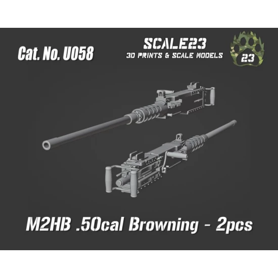 1/35 M2Hb .50 Cal (2pcs) Heavy Machine Gun