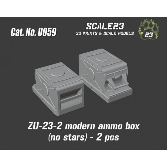 1/35 Zu-23-2 Modern Ammo Box (W/O Stars) (2pcs)