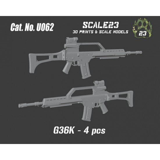 1/35 G36K Assault Rifles (4pcs)