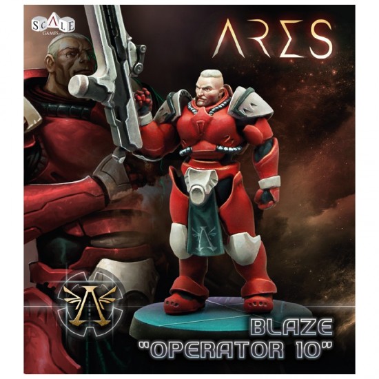 1/48 (35mm Scale) Fallen Frontiers Ares Hero - Blaze