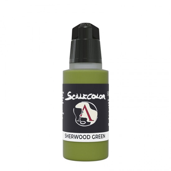 Acrylic Paint - Scale Color #Sherwood Green (17ml, Super-Matt Finish)