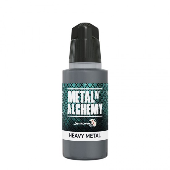 Acrylic Paint - Metal 'N Alchemy #Heavy Metal (17ml, Ultra Fine Pigment)