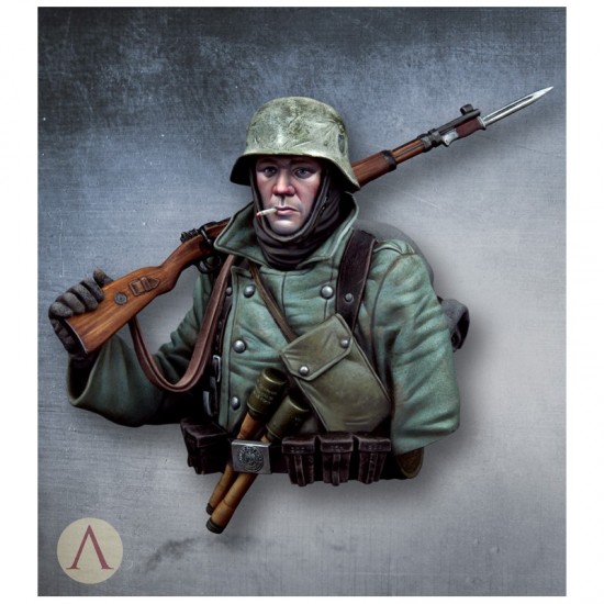1/10 Battle Of Moscow Soldier w/Gun 1941 (resin bust)