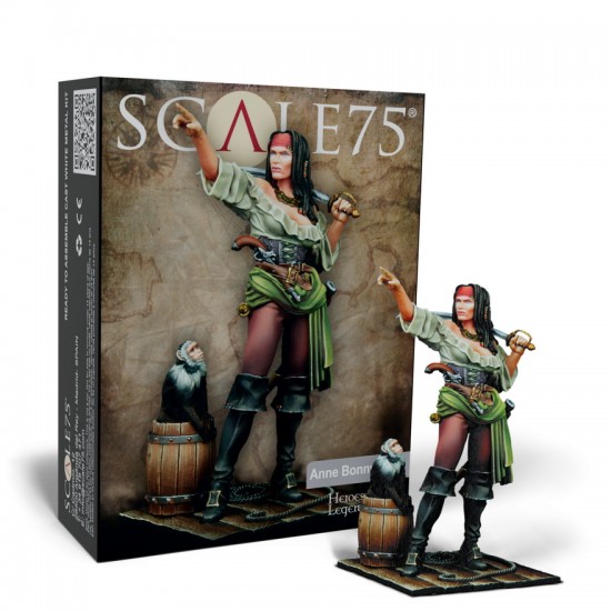 1/24 (75mm) Heroes & Legends Miniatures - Anne Bonny