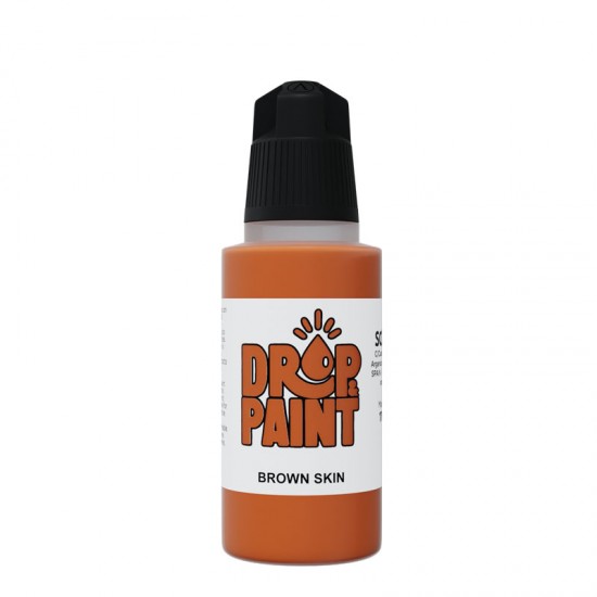 Drop & Paint Range Acrylic Colour - Brown Skin (17ml)