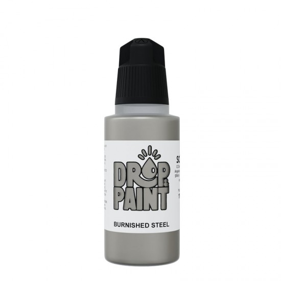 Drop & Paint Range Acrylic Colour - Burnished Steel (17ml)