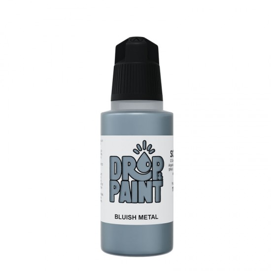 Drop & Paint Range Acrylic Colour - Bluish Metal (17ml)