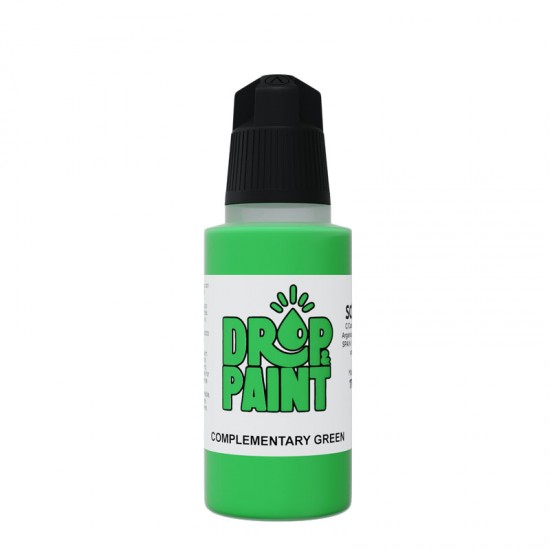 Drop & Paint Range Acrylic Colour - Complementary Green (17ml)