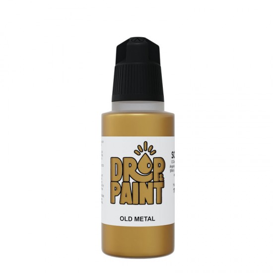 Drop & Paint Range Acrylic Colour - Old Metal (17ml)