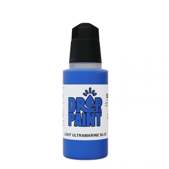 Drop & Paint Range Acrylic Colour - Light Ultramarine Blue (17ml)