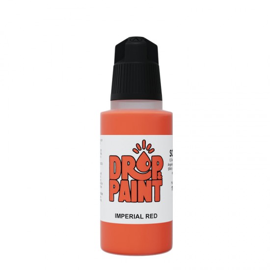 Drop & Paint Range Acrylic Colour - Imperial Red (17ml)