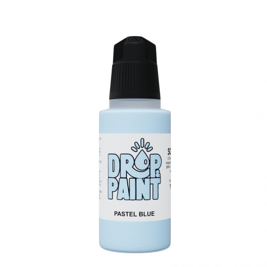 Drop & Paint Range Acrylic Colour - Pastel Blue (17ml)