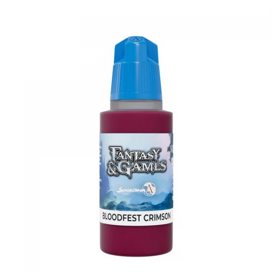 Acrylic Paint - Fantasy & Games #Bloodfest Crimson (17ml, Satin Finish)