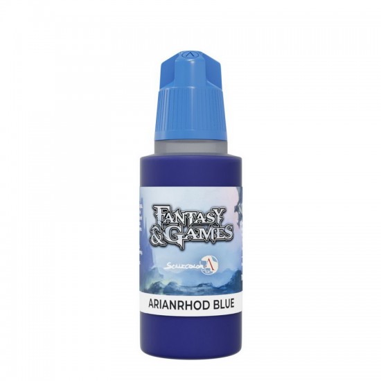 Acrylic Paint - Fantasy & Games #Arianrhod Blue (17ml, Satin Finish)