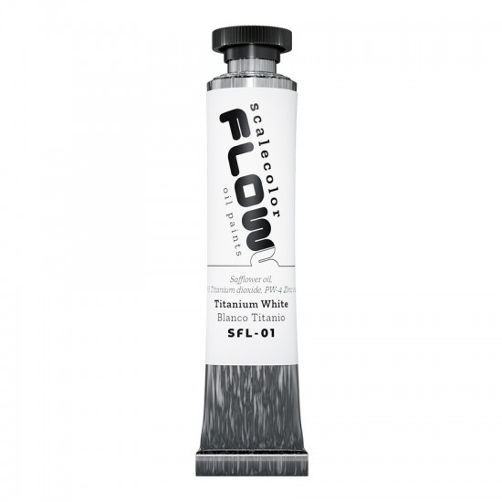 Scalecolor Flow Range - Titanium White (20ml Oil Paint Tube)