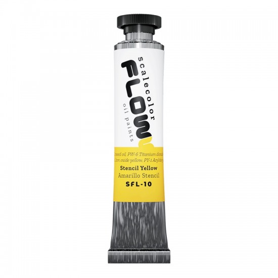 Scalecolor Flow Range - Stencil Yellow (20ml Oil Paint Tube)