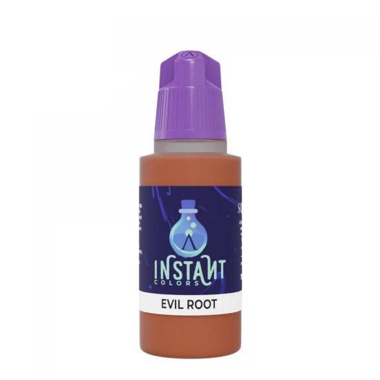 Acrylic Paint - Instant Colors #Evil Root (17ml, Rapid Application, Matt Finish)