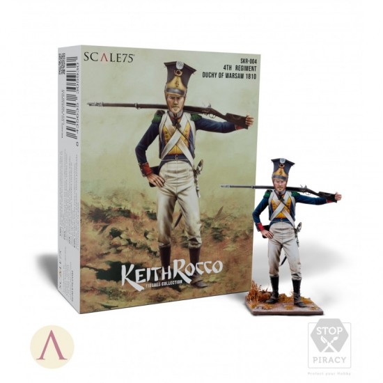 1/24 Keith Rocco - 4th Regiment Duchy Of Warsaw 1810 (resin figure)
