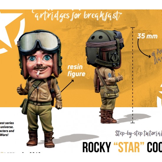 The Smog Riders WWII Little Big War Series - Rocky Star Cooper (height: 35mm)