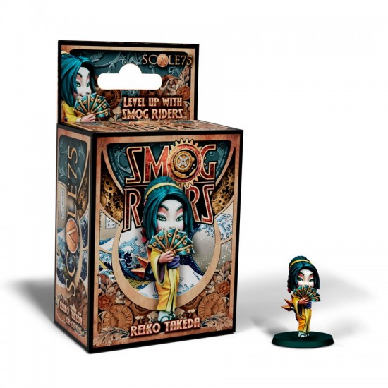 1/48 (35mm) The Smog Riders: Steam War Chibi Miniatures - Reiko Takeda