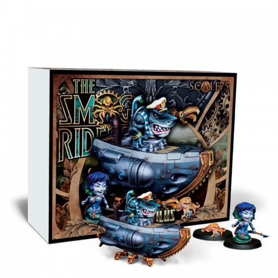 1/48 (35mm) The Smog Riders: Steam War Chibi Miniatures - Sharktilus