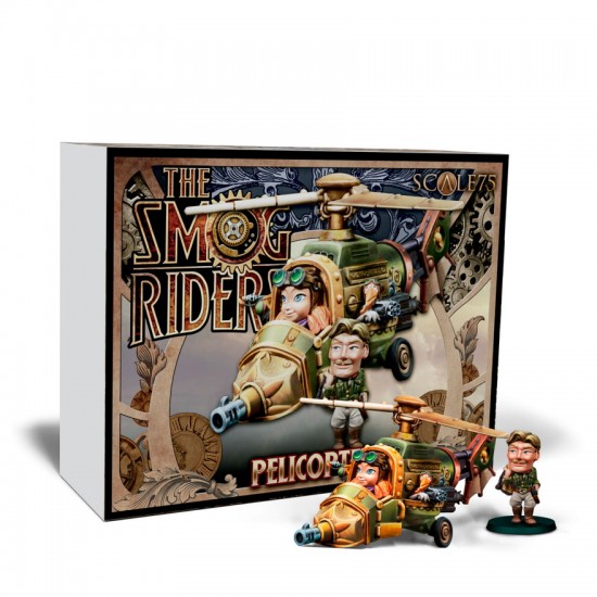 1/48 (35mm) The Smog Riders: Steam War Chibi Miniatures - Pelicopter
