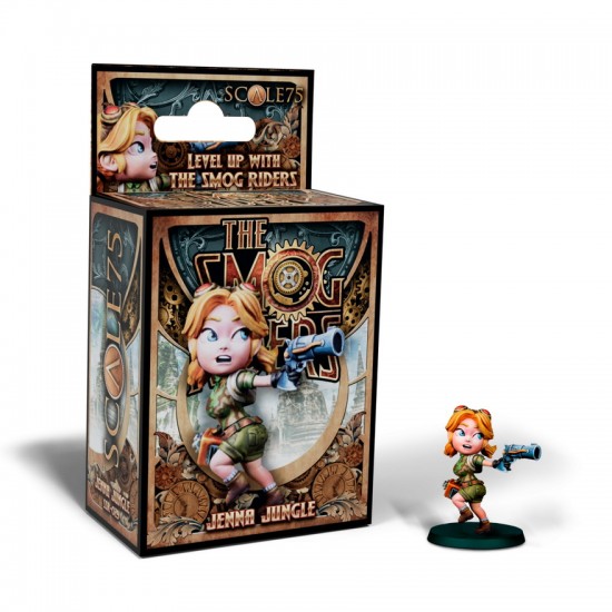 1/48 (35mm) The Smog Riders: Steam War Chibi Miniatures - Jenna Jungle