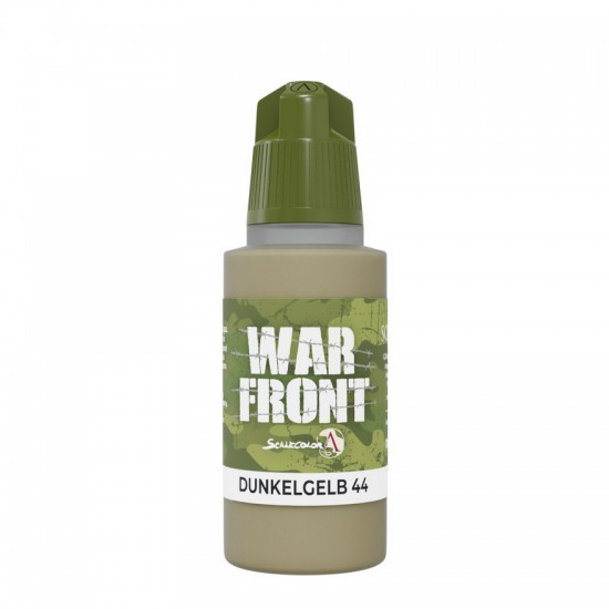 Acrylic Paint - Warfront #Dunkelgelb 44 (17ml, Matt Finish)