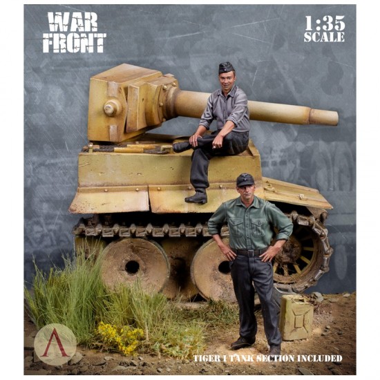 1/35 War Front - Operation Zitadelle (2 figures & Tiger I Tank Section)