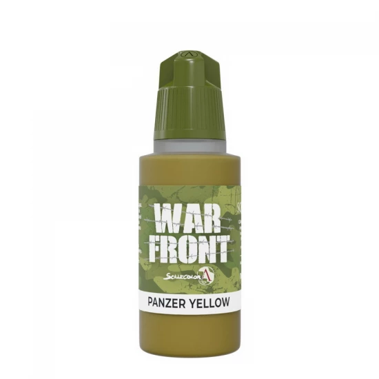 Acrylic Paint - Warfront #Panzer Yellow (17ml, Matt Finish)