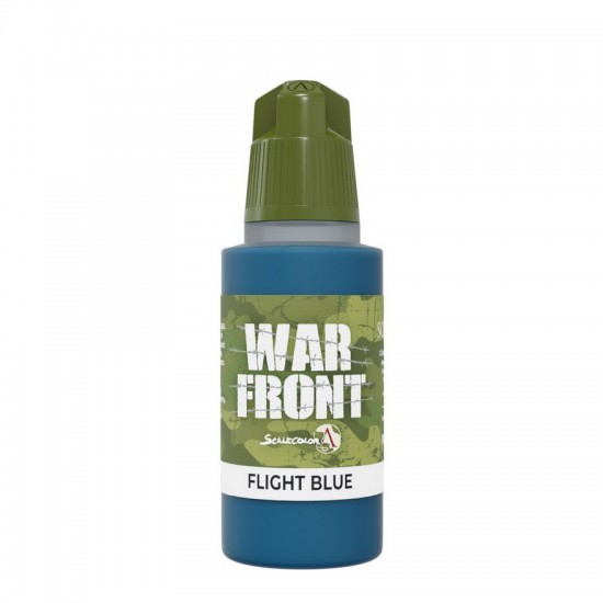 Acrylic Paint - Warfront #Flight Blue (17ml, Matt Finish)