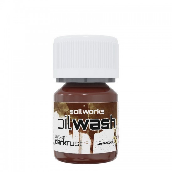 Soilworks Oil Wash For Terrains/Vehicles - Dark Rust (30ml)