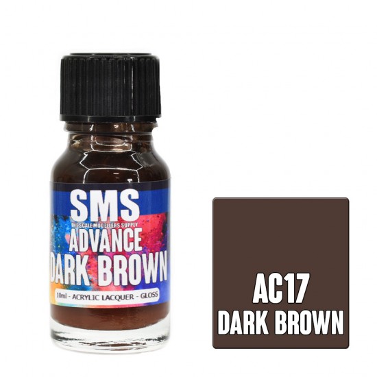 Acrylic Lacquer Paint - Advance DARK BROWN (10ml)
