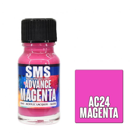 Acrylic Lacquer Paint - Advance MAGENTA (10ml)