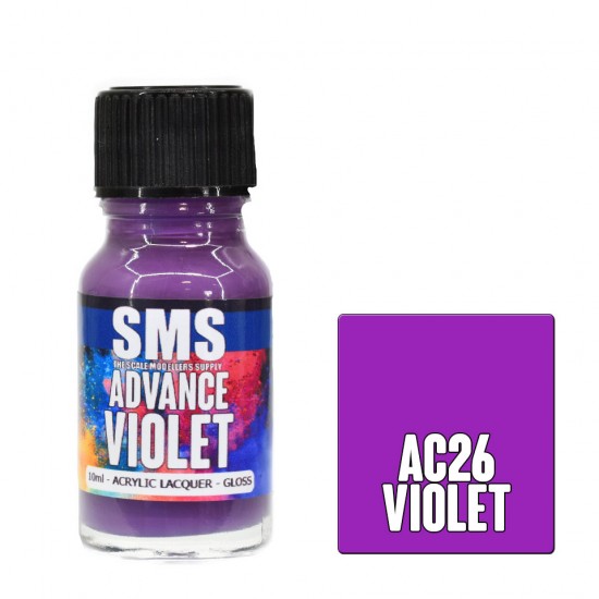 Acrylic Lacquer Paint - Advance VIOLET (10ml)