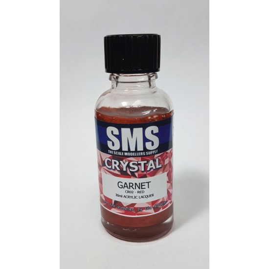 Acrylic Lacquer Paint - Crystal #Garnet (30ml)