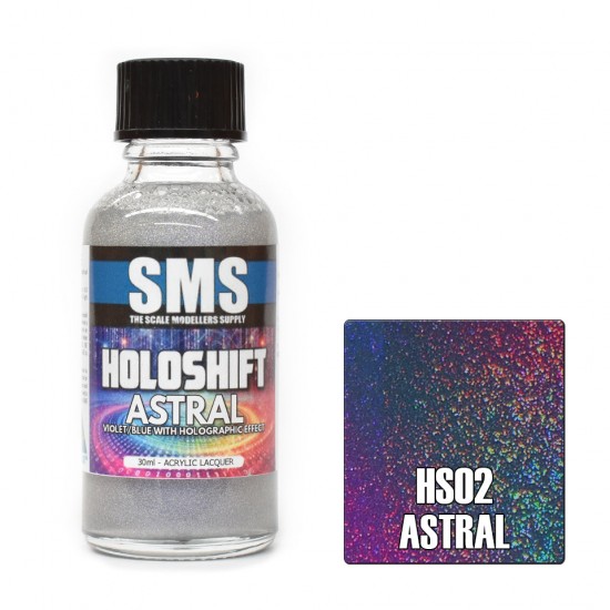 Acrylic Lacquer Paint - Holoshift #Astral (Violet/Blue/Holo) 30ml