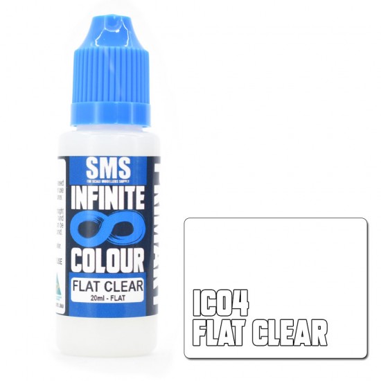 Water-based Urethane Paint - Infinite Colour #FLAT CLEAR (20ml)