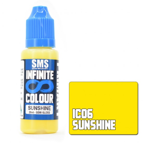 Water-based Urethane Paint - Infinite Colour #SUNSHINE (20ml)
