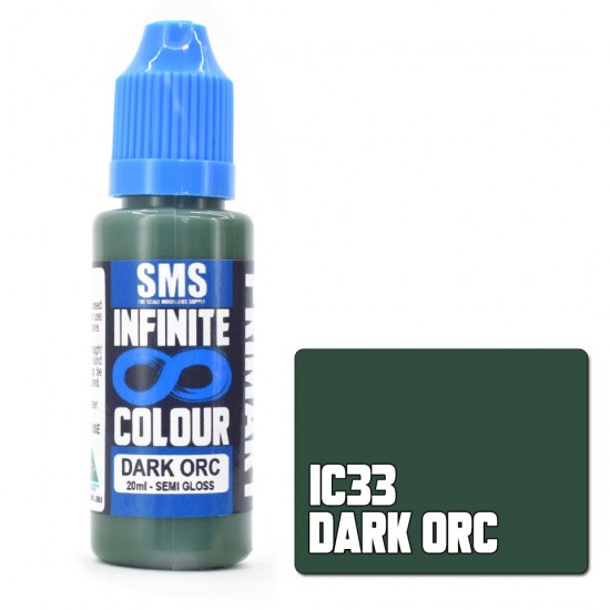 Water-based Urethane Paint - Infinite Colour #DARK ORC (20ml)