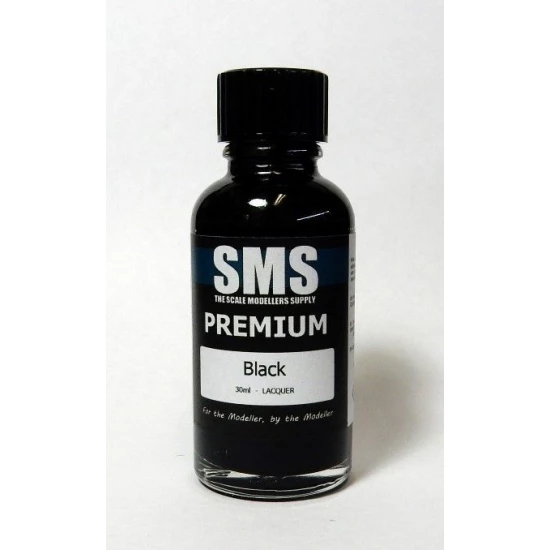 Acrylic Lacquer Paint - Premium #Black (30ml)