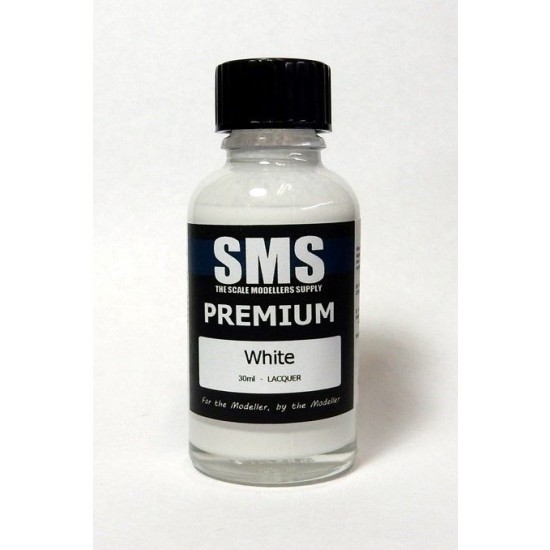 Acrylic Lacquer Paint - Premium #White (30ml)